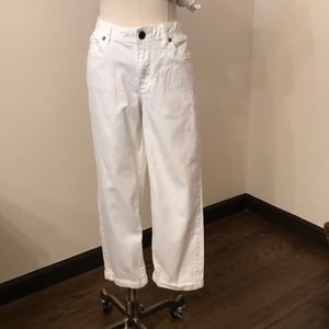 White Skinny Crop Calvins!